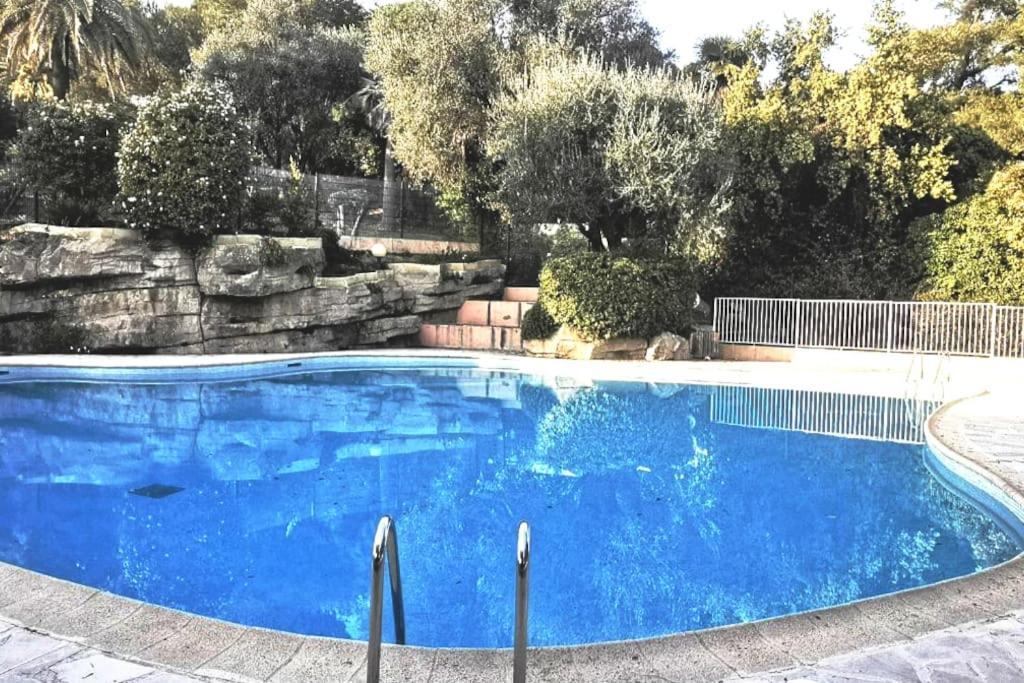 Vue Mer Nice: Appartement Familial avec Piscine Exterior photo